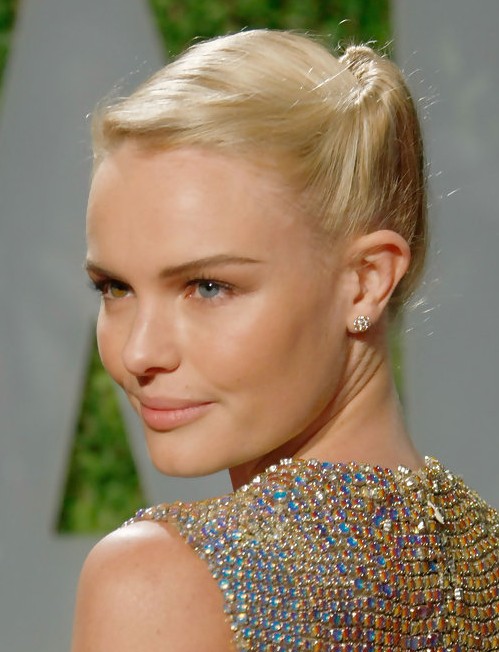 Kate Bosworth Updo Hairstyle: Twisted Bun