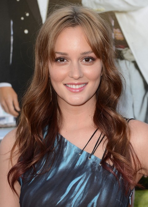 Leighton Meester Hairstyles: Ombre Curls