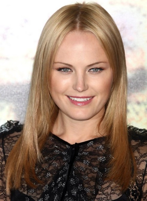 Malin Akerman Long Hairstyle: Straight Hair with Center Part
