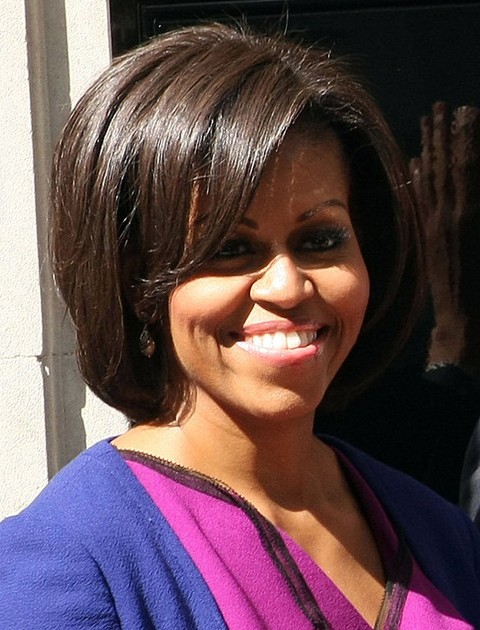 Michelle Obama Hairstyles: Bob Haircut