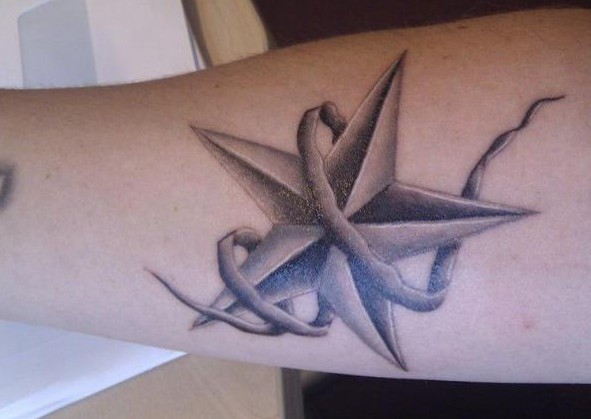 Star tattoo designs: Tattoos for girls on wrist