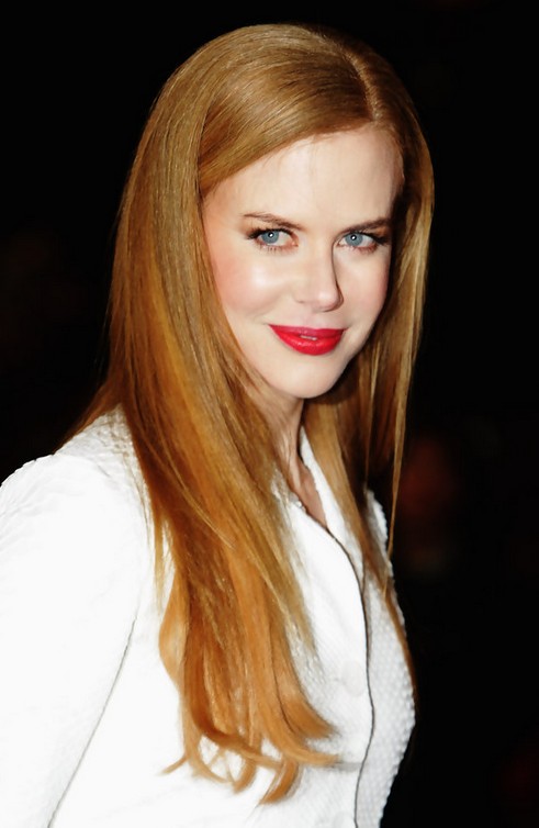 Nicole Kidman Long Hairstyle: Straight Ombre 'do