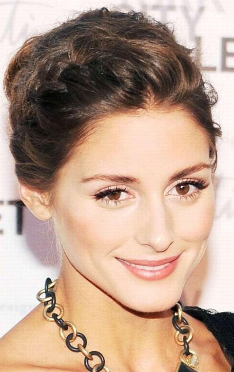 Olivia Palermo Hairstyles: Braided Updo