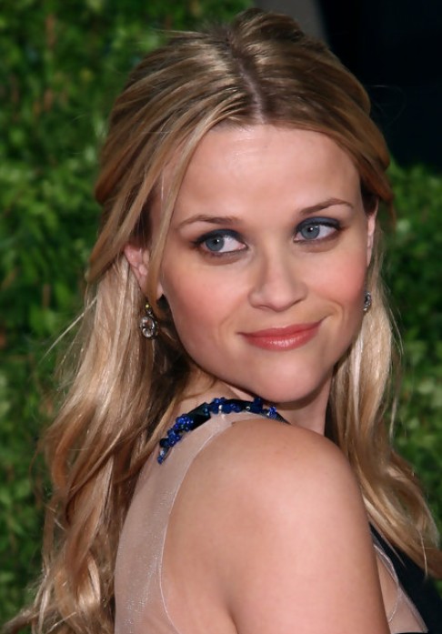 Reese Witherspoon Long Hairstyle: Half Up Half Down for Blonde Locks