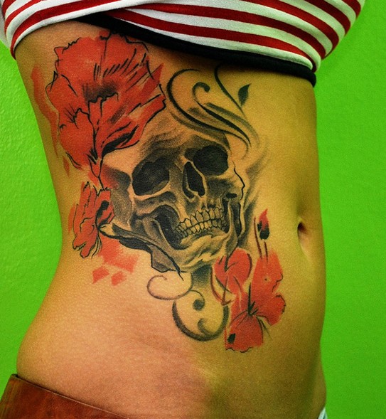 Skull Tattoo for Woman