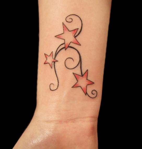 Stars Tattoos For Wrist Picture