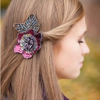 Straight Hair with Accessories for Prom Hairstyles
