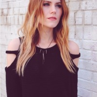 The Center Parted Long Layered Ombre Hairstyle