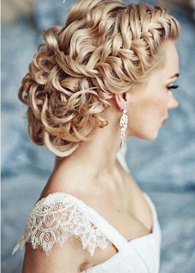 The Gorgeous Braided Updo Hair for Wedding Hairstyles