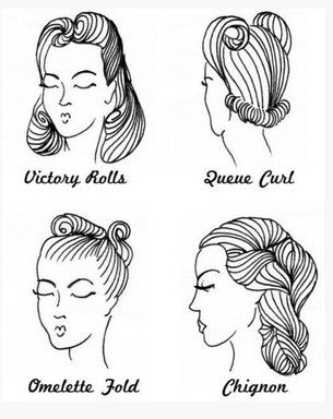 The Vintage Pin Up Hairstyles Collection