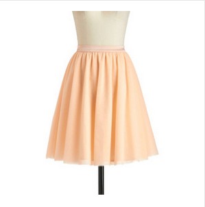 Turning in Tulle Ballerina Skirt in Peach