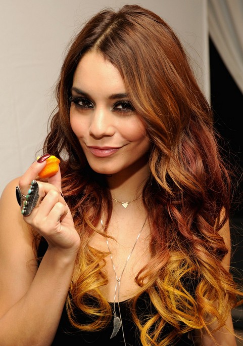 Vanessa Hudgens Long Hairstyle: Ombre Hair