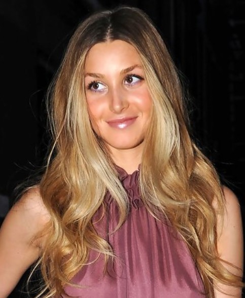 Whitney Port Long Hairstyle: Curls for Holiday
