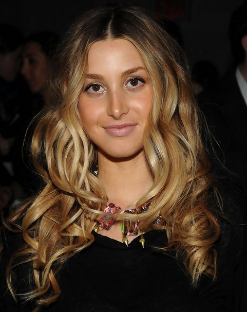 Whitney Port Long Hairstyle: Face-framing Curls