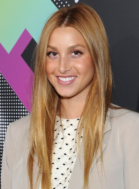 Whitney Port Long Hairstyle: Uneven Hair