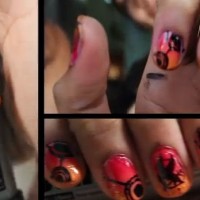 catching fire nail polish