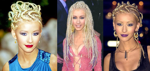 Christina Aguilera Hairstyles: Magical Braids