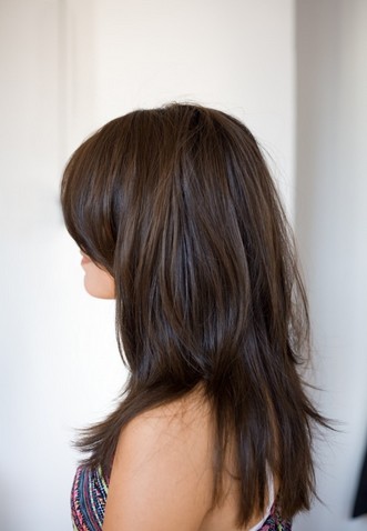 Fantastic Long Layered Hairstyle With Side Bangs For