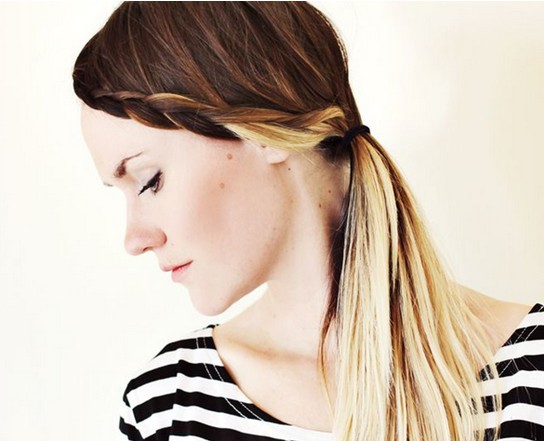 15 Braided Bangs Tutorial: Ombre Hairstyles for Long Hair