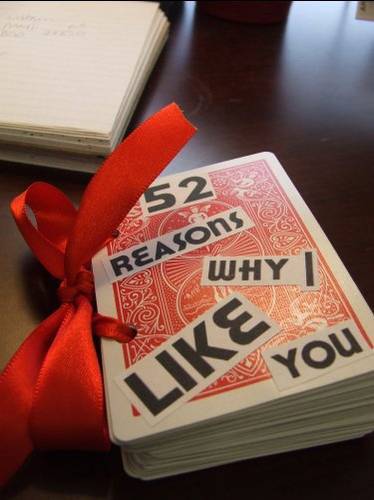 52 Reasons Why I Like You