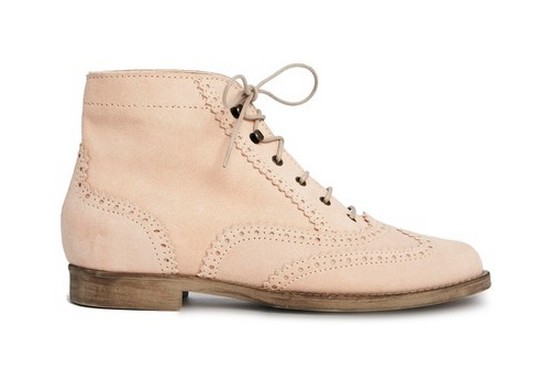 ASOS ATTENTION Suede Lace-up Ankle Boots