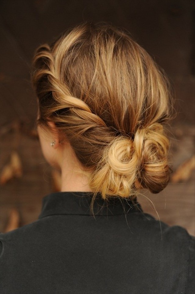 Loose Braided Hairstyles: Casually Tied-up Look