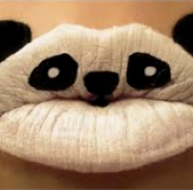 Creative Lips Makeup: Lovely Panda Lips