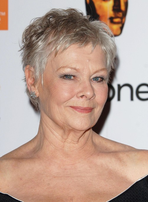 Dame Judi Short Haircut for Women Over 50