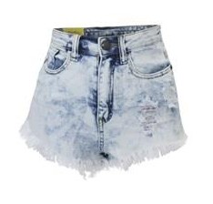 Destructed High Waist Cutoff Shorts