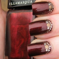 Metallic Gold Flowers
