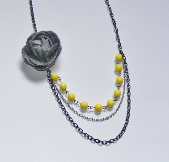 Necklace with Flower
