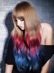 Ombre Hairstyles: Colored Ombre