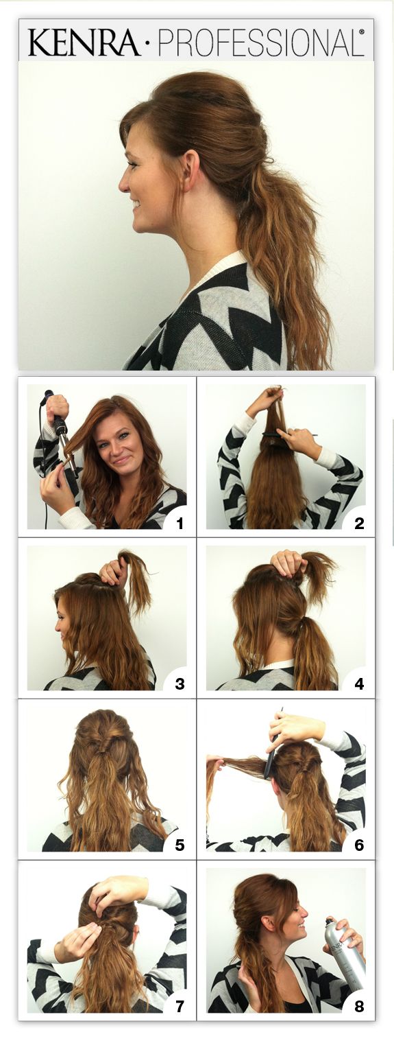 Ponytail for Curly Hair