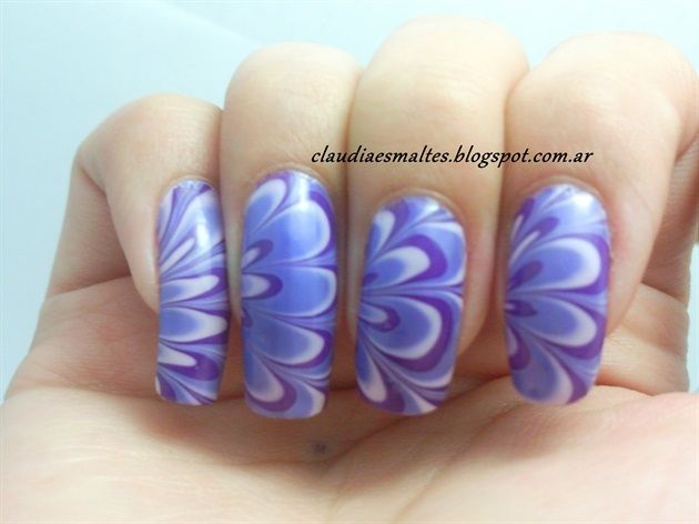 Purple Water Marble