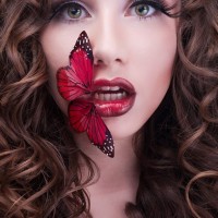 Cute Red Lip Makeup