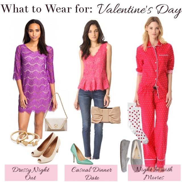 Romantic Outfits Combinations for Valentine's Day