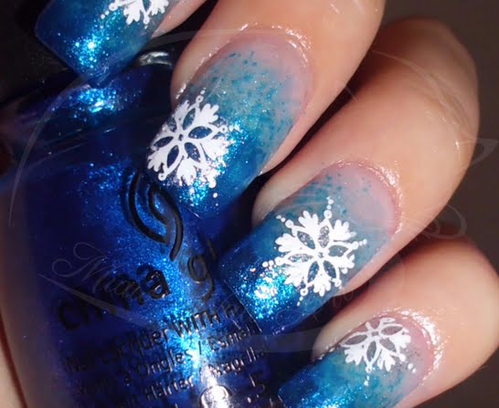 Snowflake Nails