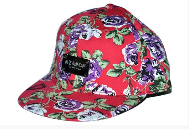 Sporty Fashion Trend, floral print sporty cap