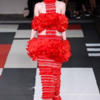 Wearing the Trendy Red: Alexander McQueen