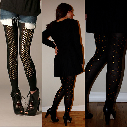 Tights with Studs