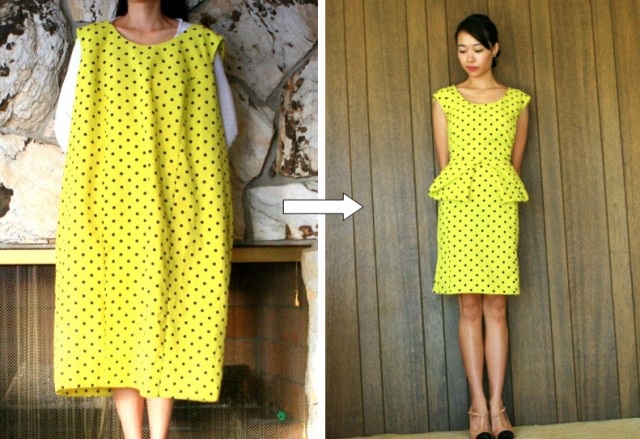 A Yellow Dress with Dots