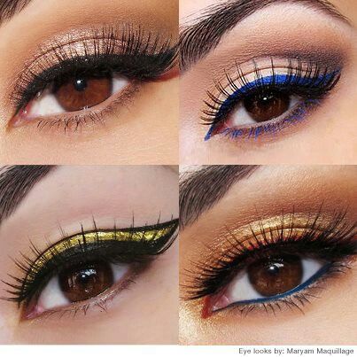 Colorful Eyeliners: Copper Tone