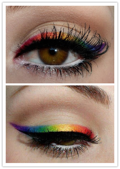 Colorful Eyeliners: Rainbow Eyeliners