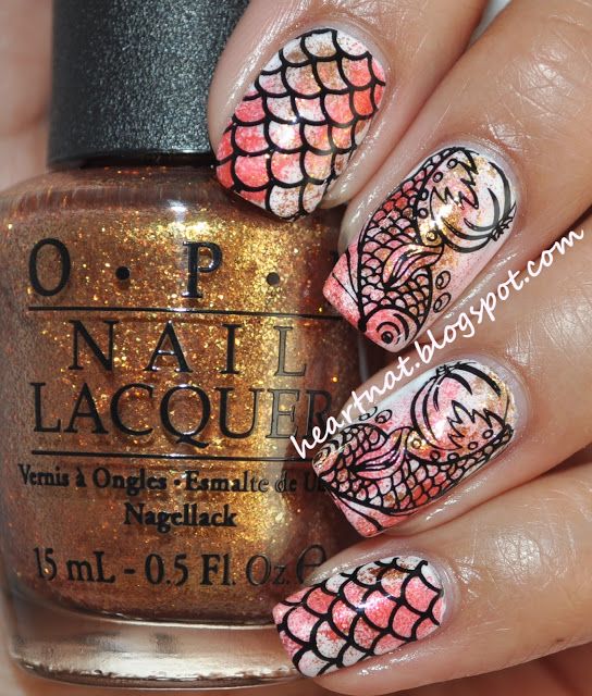 16 Amazing Fish Scale Nail Ideas Pretty Designs