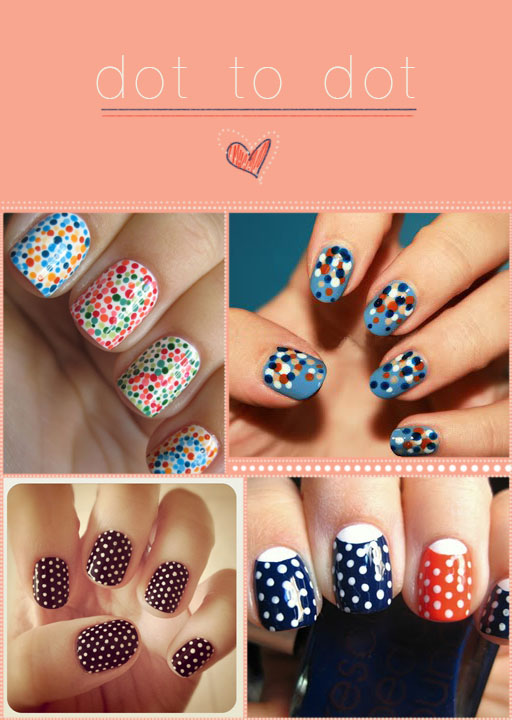 Nails with Funny Dots