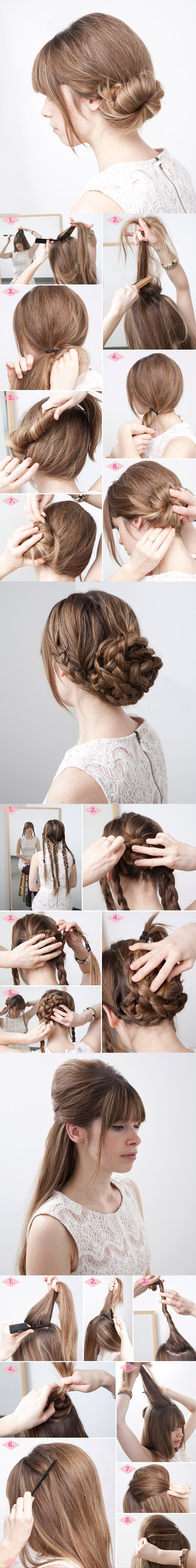 Oh-So-Simple Bun Hairstyles Tutorials: 3 Kinds of Bun Hairstyles Included