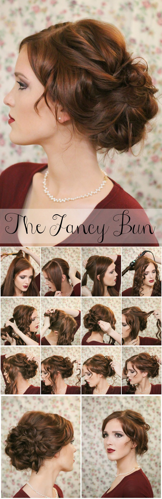 Oh-So-Simple Bun Hairstyles Tutorials: The Fancy Bun
