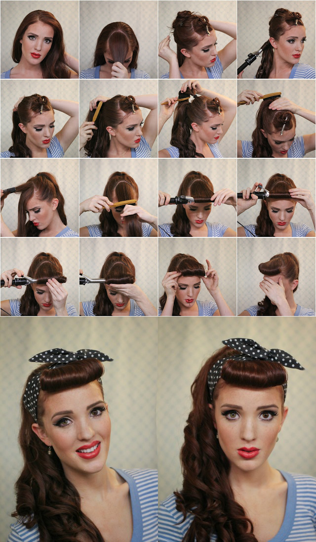 17 Ways to Make the Vintage Hairstyles - Pretty Designs