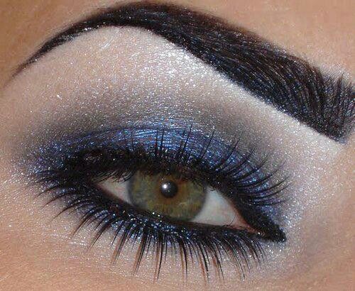 Shimmer Makeup Tutorials: Blue Smoky Eyes