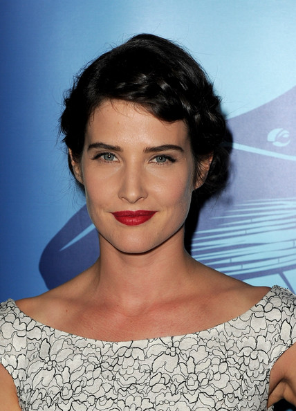 Cobie Smulders in Red Lips